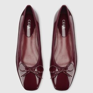 Cider burgundy flats, size 38, never worn, new with tags